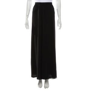 Black Tie Silk Wide Leg Pants XL US 12
